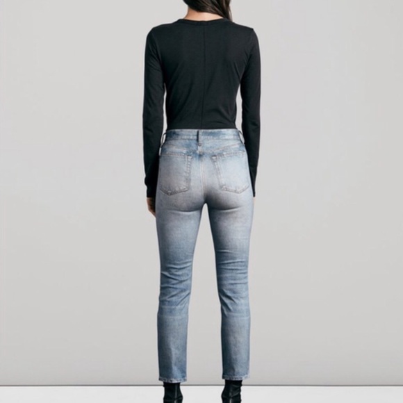 RARE! ✨NEW✨ BNWT! Rag & Bone Liquid Miramar Wren “jeans” in 23/XXS! - Picture 4 of 13